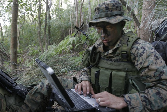 Marines ban Twitter